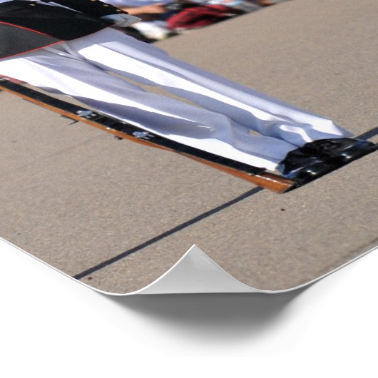 Silent Drill Team Precision Poster (Ecke)