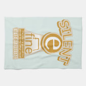 Silent E English Language Phonics Rule Geschirrtuch (Horizontal)