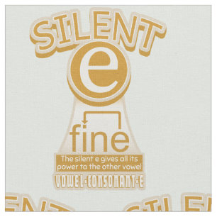 Silent E English Language Phonics Rule Stoff