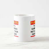 Silent Earbuds Funny Mug Kaffeetasse (Mittel)