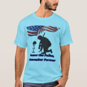 Silent fields of honor pale blue T-Shirt (Vorderseite)