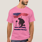 Silent fields of honor pink T-Shirt (Vorderseite)