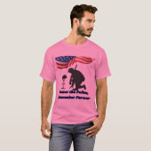 Silent fields of honor pink T-Shirt (Vorne ganz)
