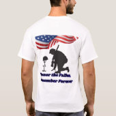 Silent fields of honor white T-Shirt (Rückseite)