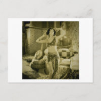 Silent Film Ära Beauty Sterevoview Card