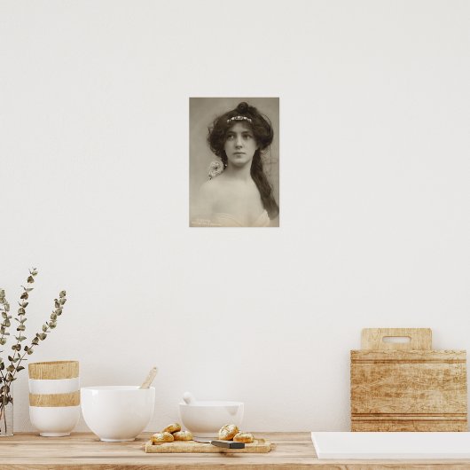 Silent Film Star Evelyn Nesbit Poster (Küche)