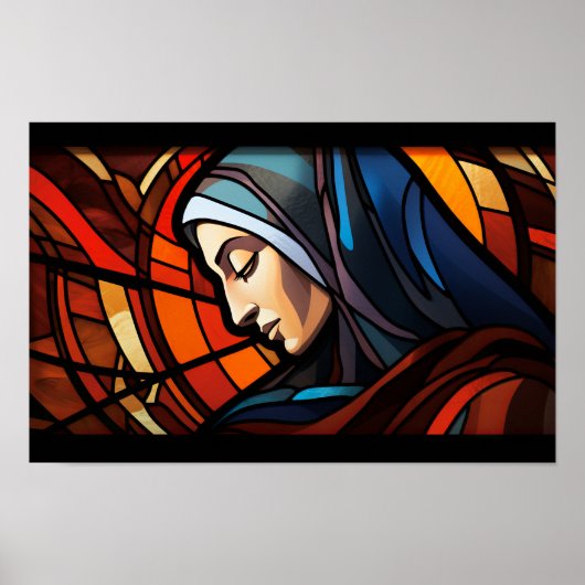 Silent Flame: Saint Teresa of Avila Poster (Vorne)