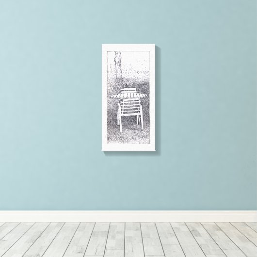 SILENT GARDEN Zeichnend Leinwand (Insitu (Holzboden))