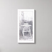 SILENT GARDEN Zeichnend Leinwand (Vorderseite)