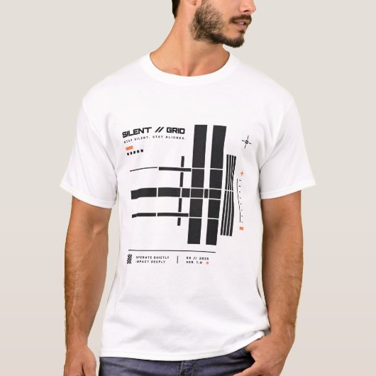 Silent Grid | Leise Signal Division T-Shirt (Vorderseite)