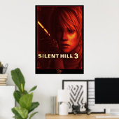 Silent Hill 3 Box Art Cover Red Version Poster (Heimbüro)