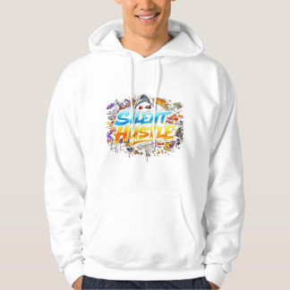 Silent Hustle Graffiti Street Art Design Hoodie