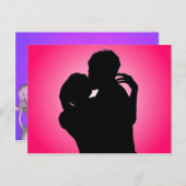 Silent Kiss Postkarte (Vorne/Hinten)