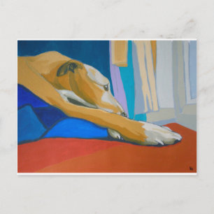'Silent Longing' - Gelber Läufer Postkarte