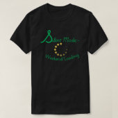 Silent Mode Weekend Loading Minimal Quote  T-Shirt (Design vorne)