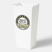 Silent Movie Day Popcorn Container Geschenkschachtel (Rückseite)