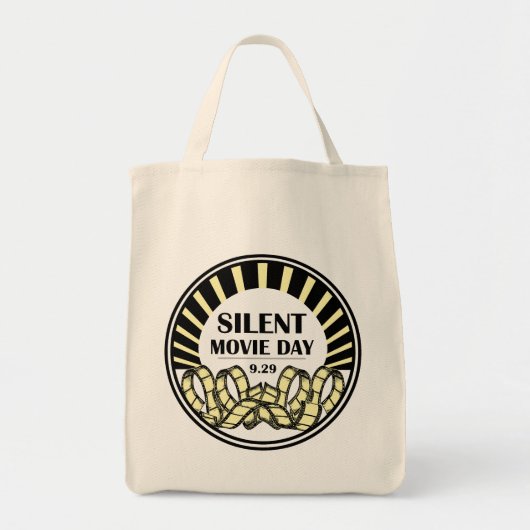 Silent Movie Day Tote Bag Tragetasche (Vorne)