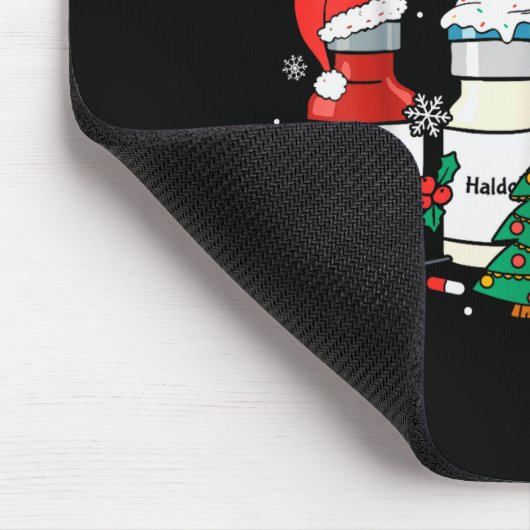 Silent Night Christmas Nurse Medical Profol Doctor Mousepad (Ecke)