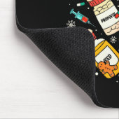 Silent Night Christmas Nurse Medical Profol Doctor Mousepad (Ecke)