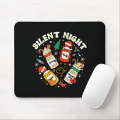 Silent Night Christmas Nurse Medical Profol Doctor Mousepad (Mit Mouse)