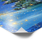 Silent night Christmas tree by Renee Lavoie Fotodruck (Ecke)