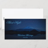 SILENT NIGHT FEIERTAGSKARTE (Vorne/Hinten)