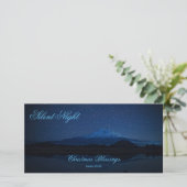 SILENT NIGHT FEIERTAGSKARTE (Stehend Vorderseite)