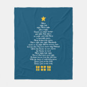 Silent Night Fleecedecke (Vorderseite)