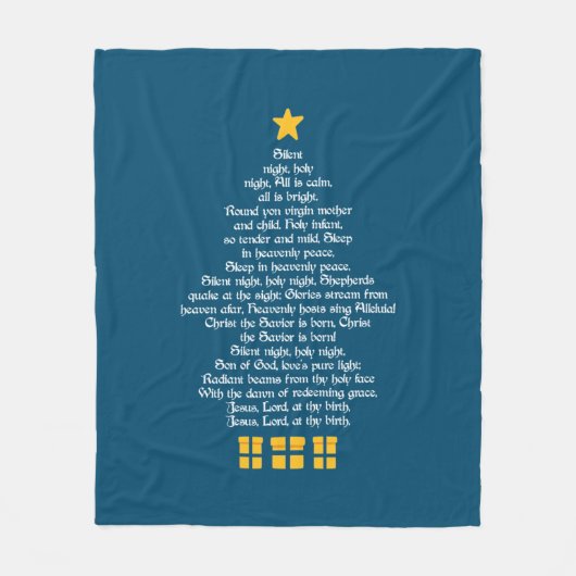 Silent Night Fleecedecke (Vorderseite)