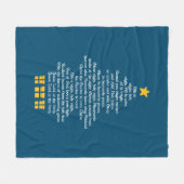 Silent Night Fleecedecke (Vorderseite (Horizontal))