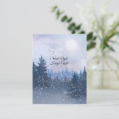 Silent Night Heilige Nacht Magic Winter Illustrati (Stehend Vorderseite)
