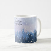 Silent Night Heilige Nacht Magic Winter Illustrati Kaffeetasse (VorderseiteRechts)