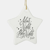 Silent Night Holy Night Christmas Star Ornament (Rechts)