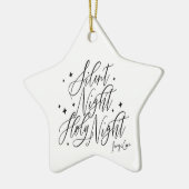 Silent Night Holy Night Christmas Star Ornament (Links)