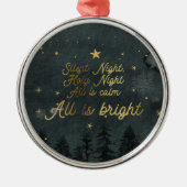 SILENT NIGHT HOLY NIGHT Circle Ornament (Vorne)