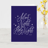 Silent Night Holy Night Holiday Christmas Card Karte (Gelbe Blume)