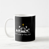 Silent Night Holy Night Nativity Scene Christian C Kaffeetasse (Links)