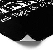 Silent Night Holy Night Nativity Scene Religious C Poster (Ecke)