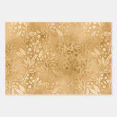 Silent Night Mistletowein Weihnachtswrapping Paper Geschenkpapier Set (Vorderseite 2)