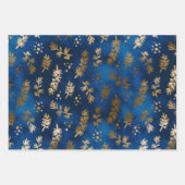 Silent Night Mistletowein Weihnachtswrapping Paper Geschenkpapier Set (Vorderseite)