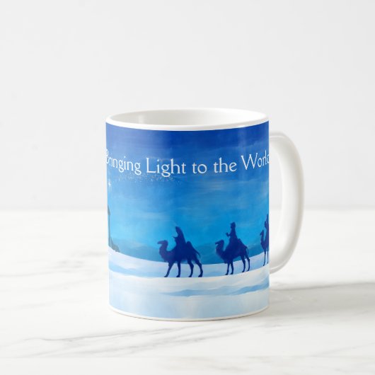 Silent Night Nativity Scene Mug Kaffeetasse (VorderseiteRechts)