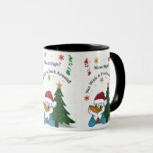 Silent Night? Not With a Duck Around – Funny Boys  Tasse (VorderseiteRechts)