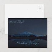 SILENT NIGHT POSTKARTE (Vorne/Hinten)