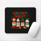 Silent Night Profol Icu Nurse Funny Christmas Medi Mousepad (Mit Mouse)