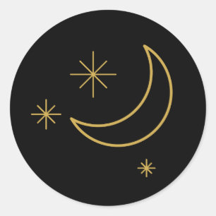 SILENT NIGHT / Weihnachtsaufkleber Runder Aufkleber