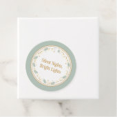 Silent Nights Bright Lights Gift Tag Geschenkanhänger (Beispiel)