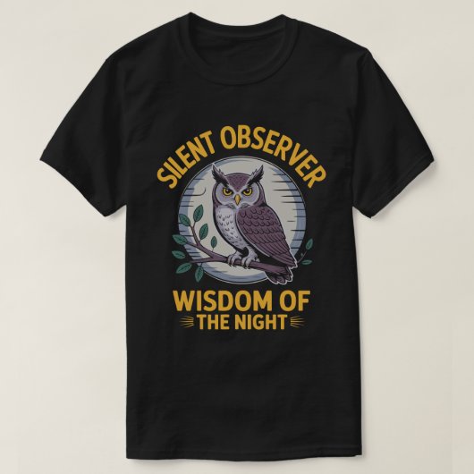 Silent Observer Owl Tee (Design vorne)