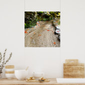 Silent Passage - 流 (Flow) - Japanese Wabi-Sabi Pho Poster (Küche)