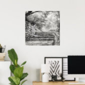 Silent Passage — 道 (The Path) Sumi-e Ink Painting  Poster (Heimbüro)