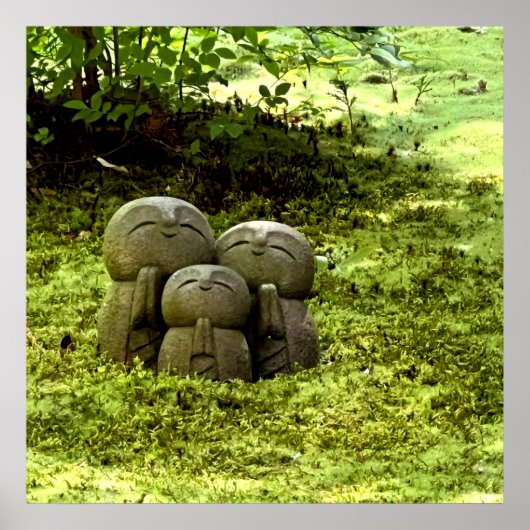 Silent Passage — Japanese Wabi-Sabi Harmony Photo  Poster (Vorne)